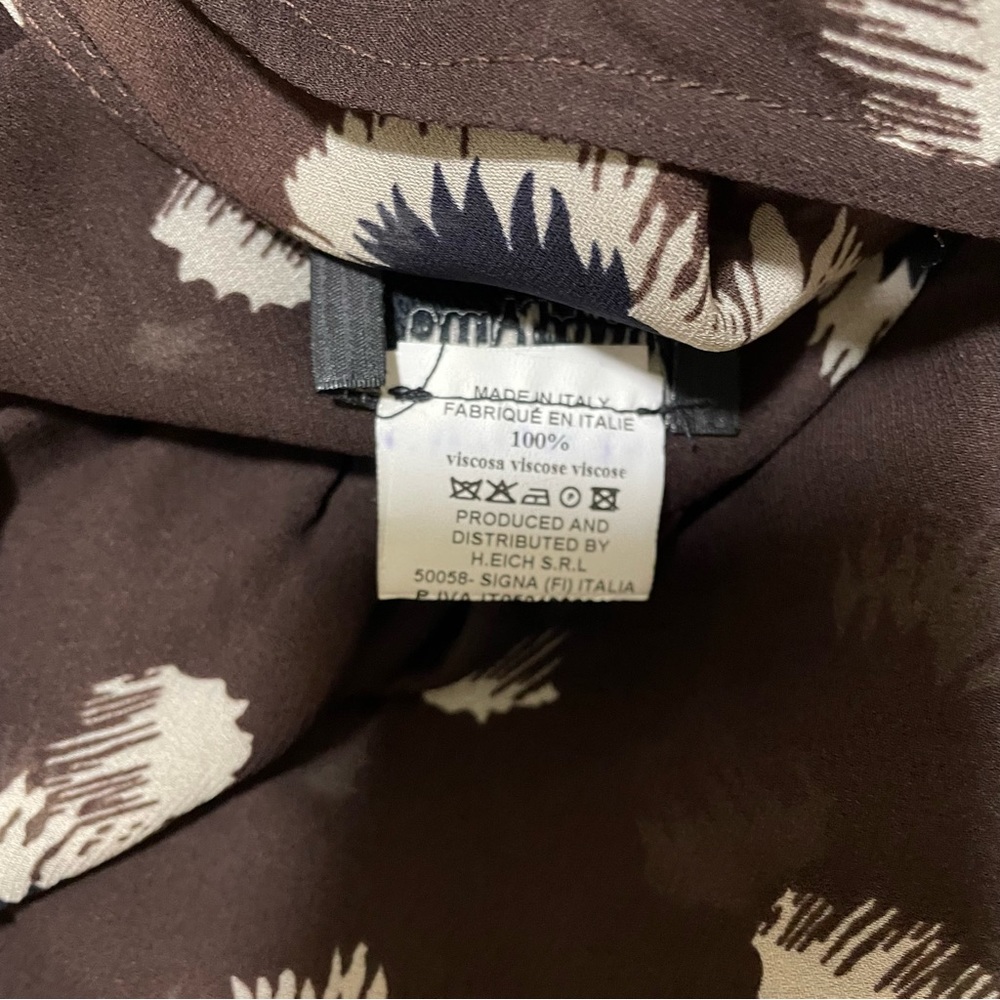 OttodAme (Italy) Long Sleeves Blouse Size Medium - Picture 5 of 7